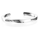 Efva Attling Strength & Kindness Cuff Armband Silver M