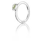 Efva Attling Love Bead Silver Green Quartz Ring 16,00 mm