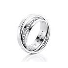 Efva Attling Two Of Us & Stars Ring Vitguld 15,00 mm