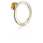 Efva Attling Love Bead Citrine Ring Guld 17,50 mm