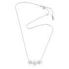 Efva Attling Beam & Stars Triple Halsband Silver 42-45 cm