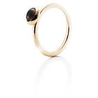 Efva Attling Love Bead Smokey Quartz Ring Guld 19,00 mm