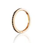 Efva Attling Stars & Signature In Black Thin Ring Guld 19,50 mm