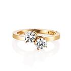 Efva Attling Twin Star Ring Guld 17,75