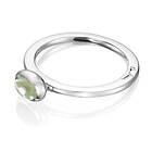 Efva Attling Love Bead Silver Green Quartz Ring 17,00 mm