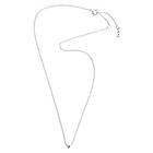 Efva Attling Micro Blink Pink Sapphire Halsband Silver 40-45 cm