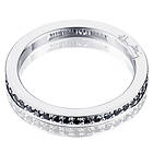 Efva Attling Stars & Signature In Black Thin Ring Vitguld 19,00 mm