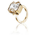 Efva Attling Little Magic Star Crystal Quartz Ring Guld 18,00 mm