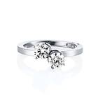 Efva Attling Twin Star Ring Vitguld 20,25