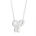 Efva Attling Mini Pearls Bow Halsband Silver 42-45 cm