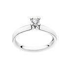 Georg Jensen MAGIC SOLITAIRE RING platinum DIAMOND 0,20CT 59