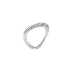 Georg Jensen OFFSPRING RING SILVER DIAMOND PAVÉ 0,29 CT 56-57