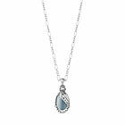 Georg Jensen 2023 HERITAGE PENDANT/Halsband Silver BLUE QUARTZ