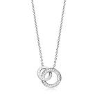 Sif Jakobs PRATO UNO PICCOLO halsband vita Zirkoner (silver)