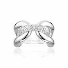 Sif Jakobs CAPRI TRE ring vita Zirkoner (silver) 60