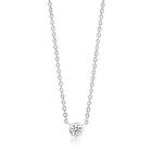 Sif Jakobs SARDINIEN UNO halsband vita Zirkoner (silver)
