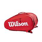 Wilson Super Tour Padel Bag Red/White Väska 2022