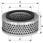 Luftfilter kompressor insug C 33 009 Mann