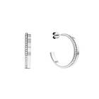 Calvin Klein Minimal Linear Earrings Rostfritt Stål Örhängen Med Zirconia 35000163