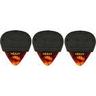 Fender Mojo Grip Picks Celluloid Heavy Tortoiseshell 3 Pack