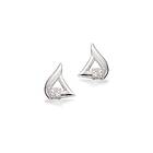 Scrouples Sterling Silver Stiftörhängen Med Zirconia 158892