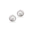Scrouples Sterling Silver Stiftörhängen Med Zirconia 158882