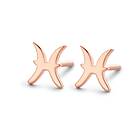 Spirit Icons Pisces Stud Roséförgyllt Silver Örhängen S41134