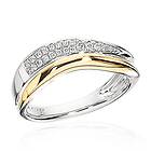 Scrouples 14 Karat Guld Ring Med Diamanter 0,12 Carat W/si 707966