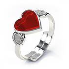 Nordlie Heart Girls Sterling Silver Ring 22311