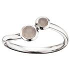 Scrouples Rodinerat Silver Ring Med Rosenkvarts 722892
