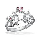 Scrouples Primavera Sterling Silver Ring Med Zirconia 724792