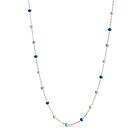 Enamel Lola Marine Sterling Silver Halsband N55S-MARINE