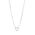 Enamel Organic Heart Sterling Silver Smykke N102SM