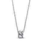 Pandora Sterling Silver Halsband Med Zirconia 392311C01-45