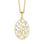 Støvring Design Tree Of Life 14 Karat Guld Pendant Med Diamanter 0,033 Carat W/p