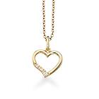 Scrouples Hjerte 8 Karat Guld Hänge Med Zirconia 211803