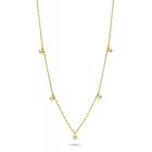 Spirit Icons Sway 14 Karat Guld Halsband Med Diamanter 0,04 Carat W/vs S14206-45