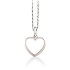 Scrouples Hjärta Sterling Silver Halsband 234542