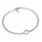Sif Jakobs Biella Piccolo Sterling Silver Armbånd Med Zirconia SJ-B337-1-CZ