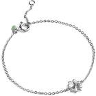 Enamel Organic Clover Sterling Silver Armbånd B89SM