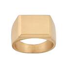 Edblad Cole Signet Ring Matt Gold