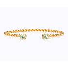 Caroline Svedbom Mini Twisted Bracelet Gold Chrysolite