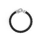 CU Jewellery Bear Braided Bracelet Black