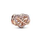 Pandora Family Infinity Pink Heart Berlock Rosé