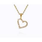 Caroline Svedbom Mini Sweetheart Necklace Gold Crystal