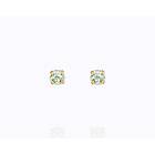 Caroline Svedbom Mini Stud Earrings Gold Chrysolite