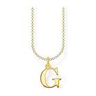 Thomas Sabo Bokstavshalsband Guld – G