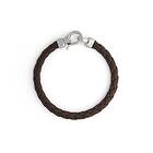 CU Jewellery Bear Braided Bracelet Brown