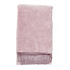Nordal Filt Velvet med fransar Light purple