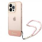 Guess iPhone 14 Pro Translucent Strap GUHCP14LHGCOHP